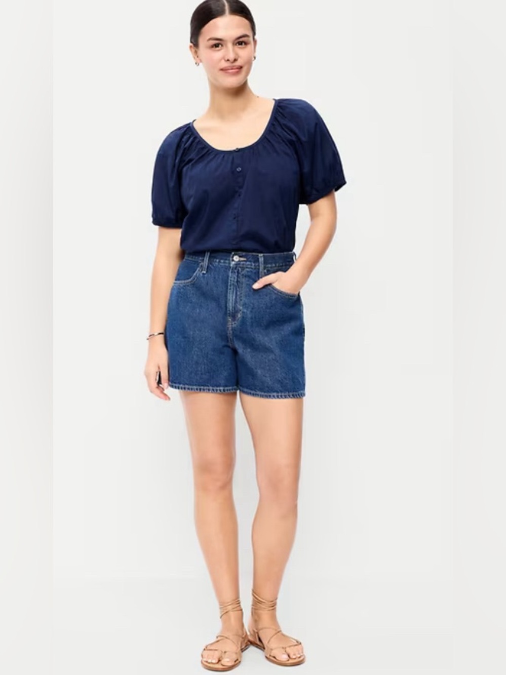 OLD NAVY HIGH WAISTED WOW BAGGY Short